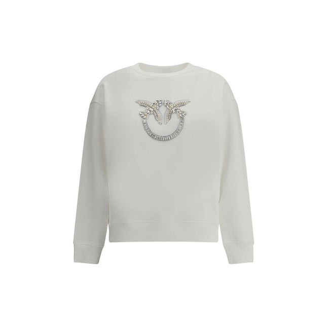 PINKO White Cotton Sweatshirt
