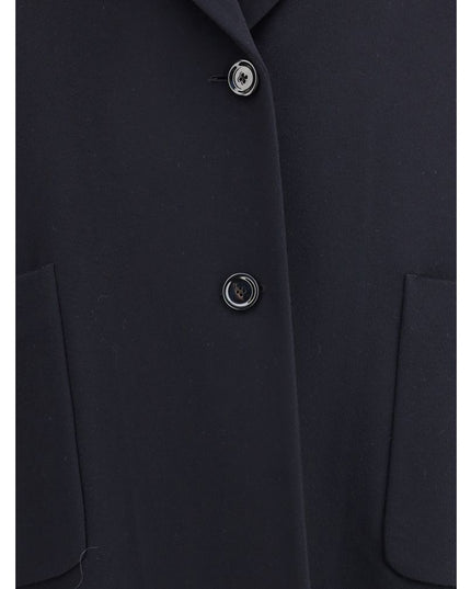 Lardini Black Cashmere Coat