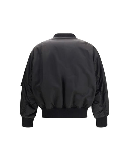 Saint Laurent Black Polyamide Bomber