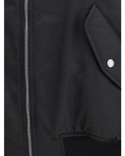 Saint Laurent Black Polyamide Bomber