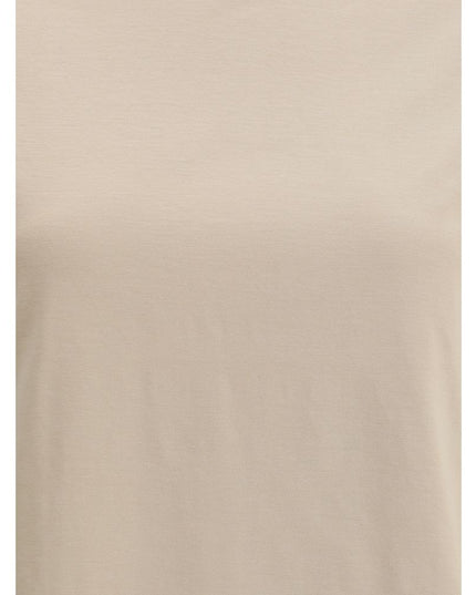 Brunello Cucinelli Beige Elastane T-Shirt