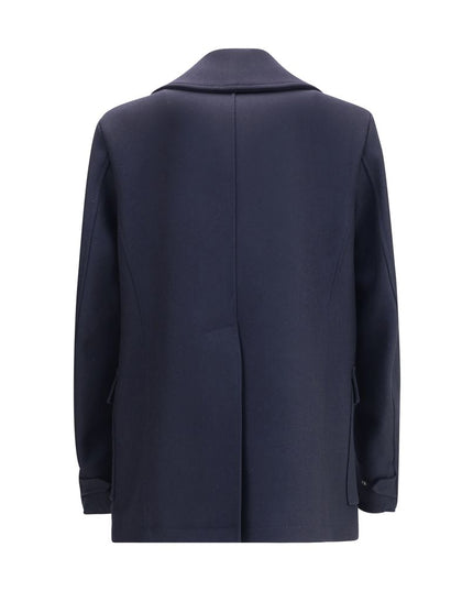 Dsquared² Blue Wool Coat