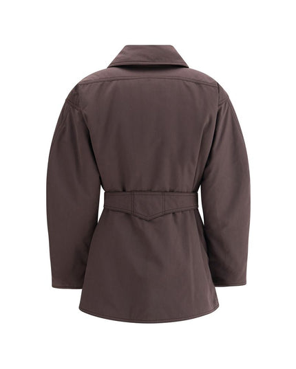 The Andamane Purple Polyester Coat