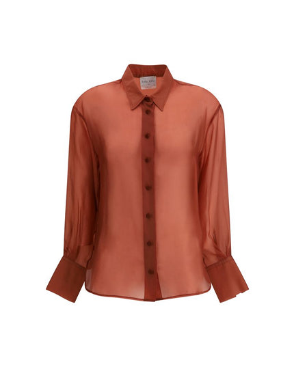 Forte_Forte Orange Copper Dress Shirt