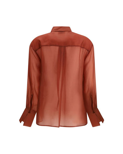 Forte_Forte Orange Copper Dress Shirt