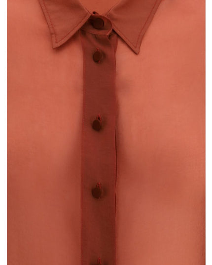 Forte_Forte Orange Copper Dress Shirt