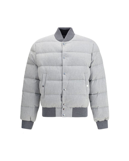 Dolce & Gabbana Gray Cotton Bomber
