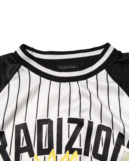 Dolce & Gabbana Tradizione Graffiti Print Oversized Men T-shirt