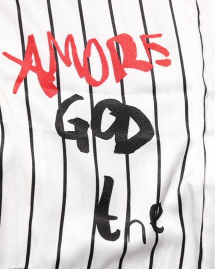 Dolce & Gabbana Tradizione Graffiti Print Oversized Men T-shirt