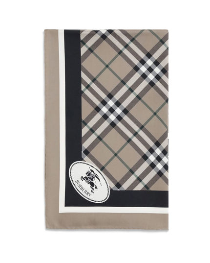 Burberry Beige Silk Scarf