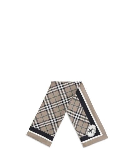 Burberry Beige Silk Scarf