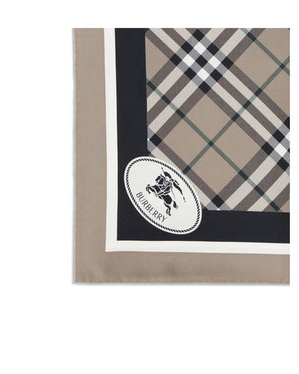 Burberry Beige Silk Scarf