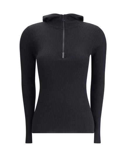 Brunello Cucinelli Black Cashmere Sweatshirt