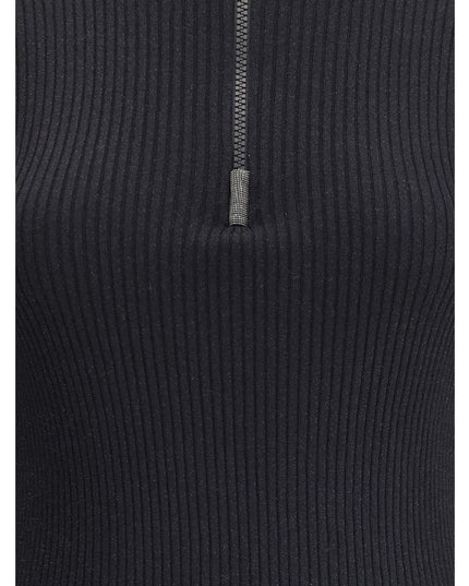 Brunello Cucinelli Black Cashmere Sweatshirt
