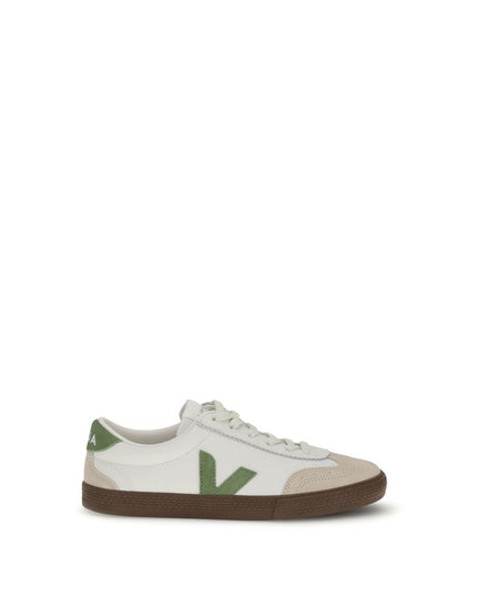 Veja White Leather Low Top Sneakers