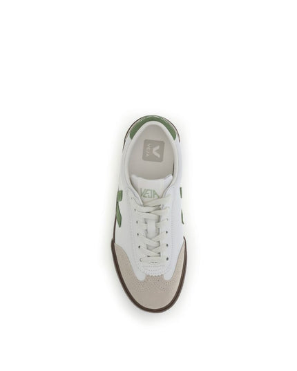 Veja White Leather Low Top Sneakers