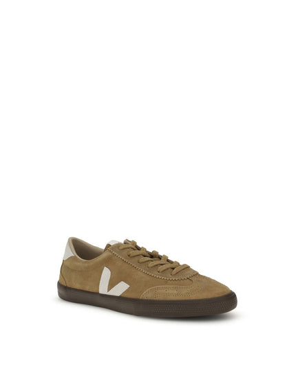 Veja Brown Leather Sneakers