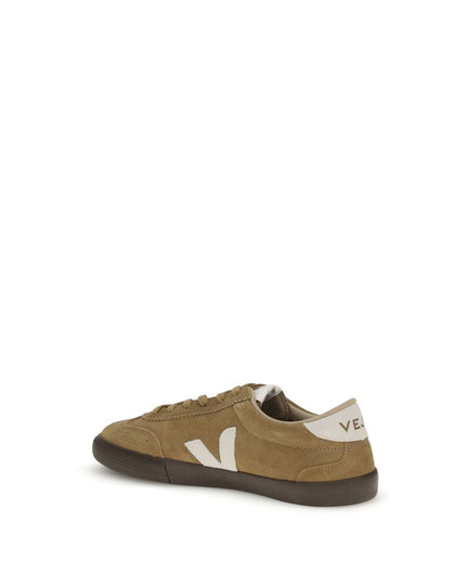 Veja Brown Leather Sneakers