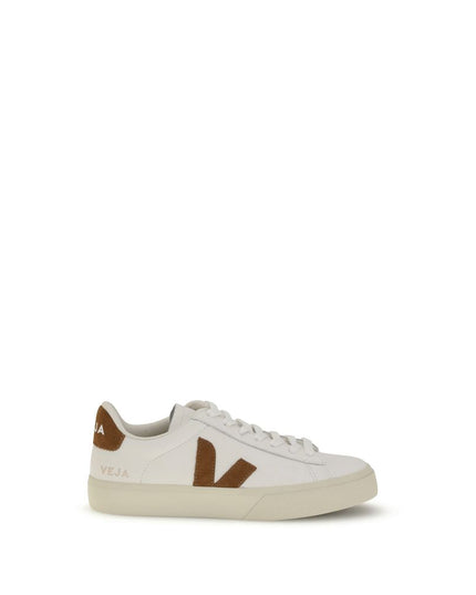 Veja White Leather Low Top Sneakers