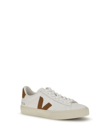 Veja White Leather Low Top Sneakers