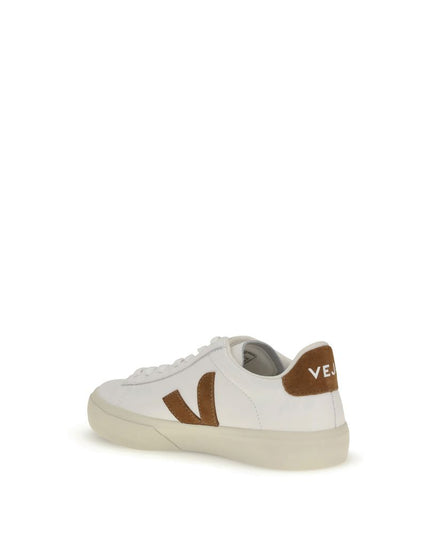 Veja White Leather Low Top Sneakers