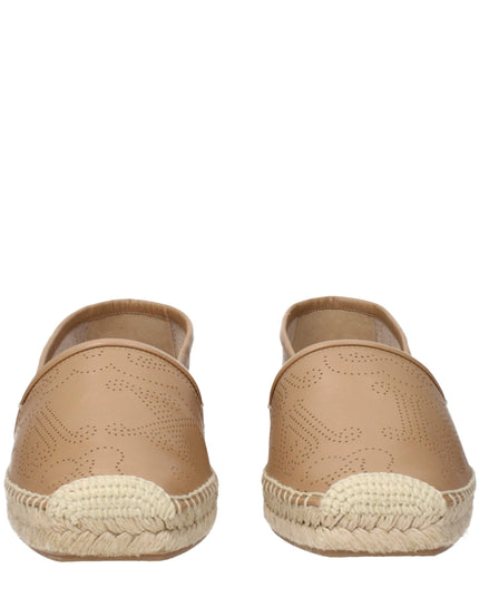 Max Mara Brown Leather Espadrilles