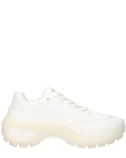 Max Mara White Fabric Chunky Sneakers