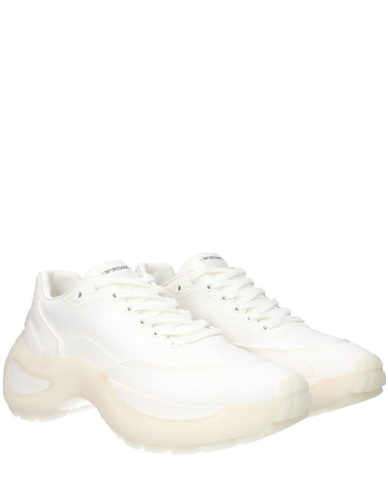 Max Mara White Fabric Chunky Sneakers