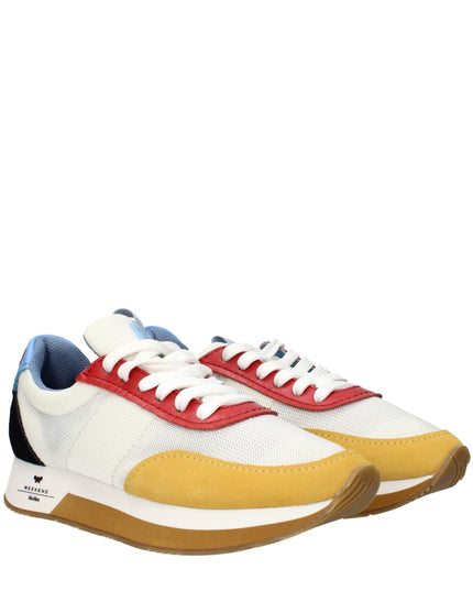 Max Mara White Fabric Low Top Sneakers