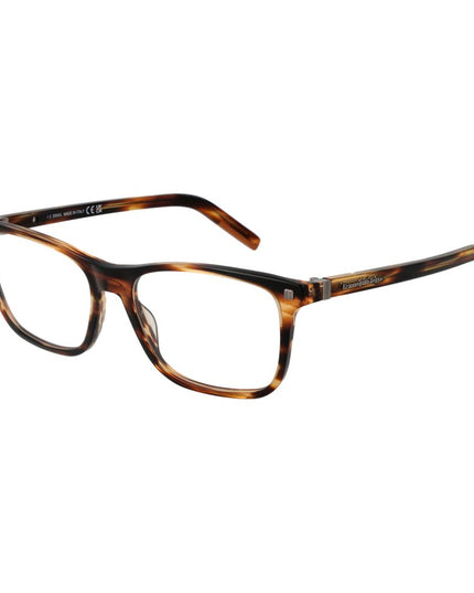 Ermenegildo Zegna Brown Acetate Glasses (Frames)