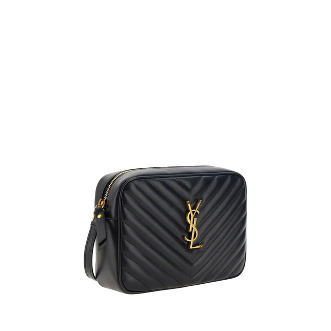 Saint Laurent Black Calf Leather Bos Taurus Shoulder Bag