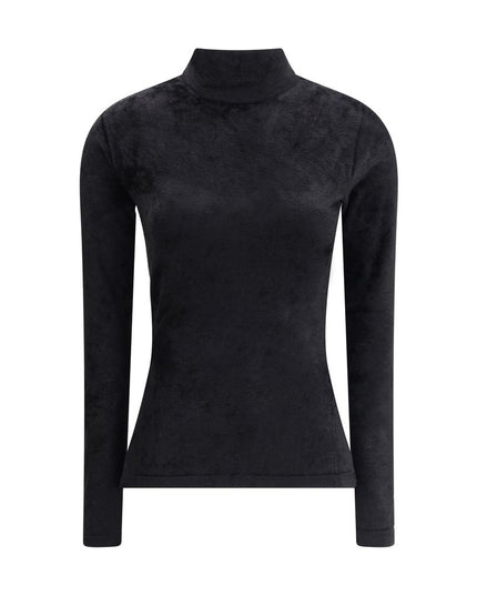 Versace Black Viscose Shirt