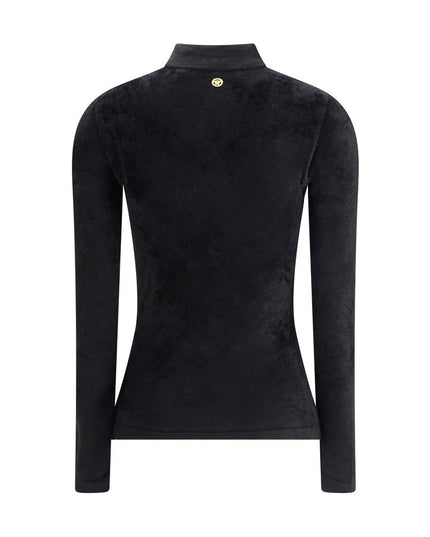 Versace Black Viscose Shirt