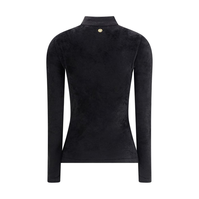 Versace Black Viscose Shirt