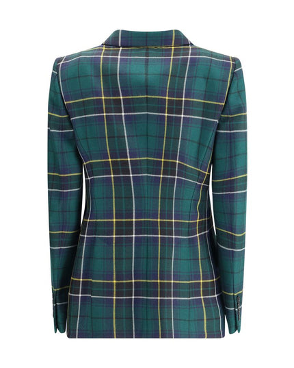 Alexander McQueen Green Wool Blazer