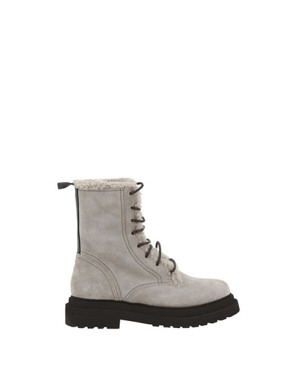 Brunello Cucinelli Laced Ankle Boots