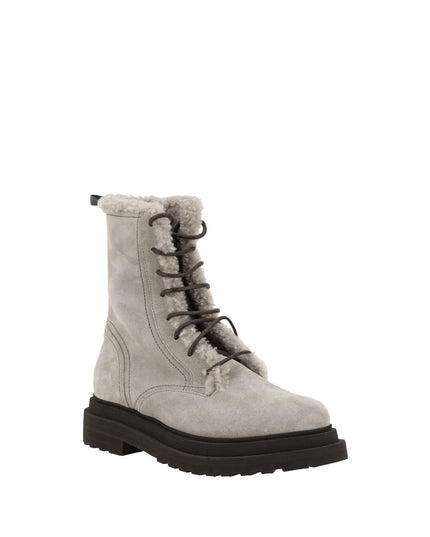 Brunello Cucinelli Laced Ankle Boots