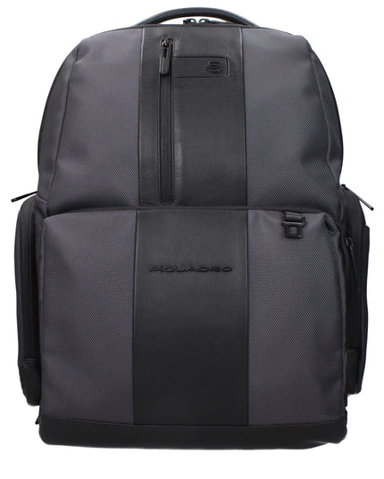 Piquadro Gray Nylon Backpack