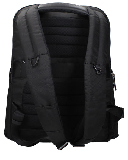 Piquadro Black Nylon Backpack
