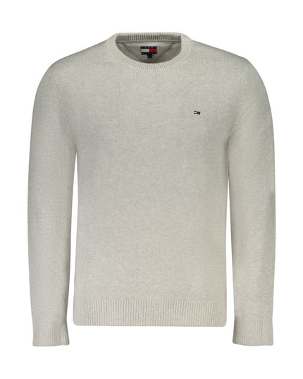 Tommy Hilfiger Gray Cotton Men Sweater