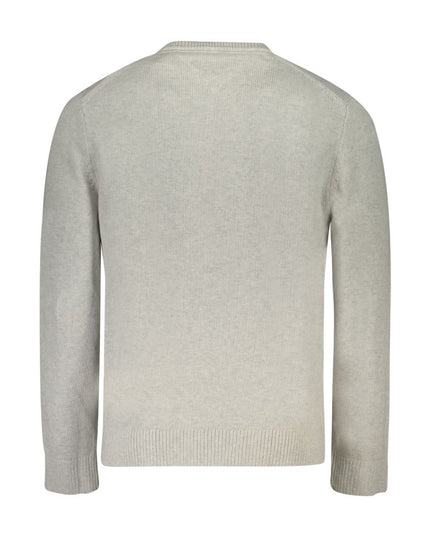 Tommy Hilfiger Gray Cotton Men Sweater