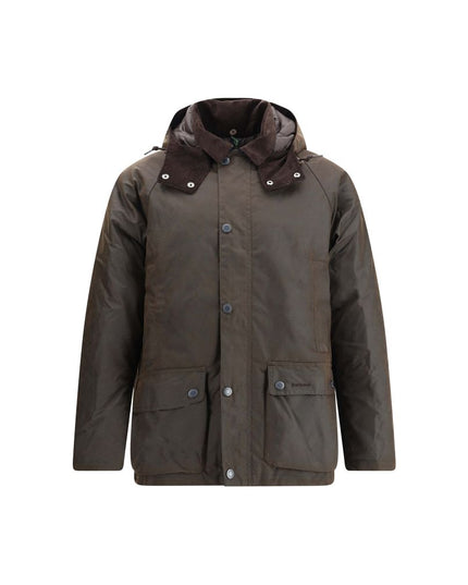 Barbour Brown Cotton Rain Coat