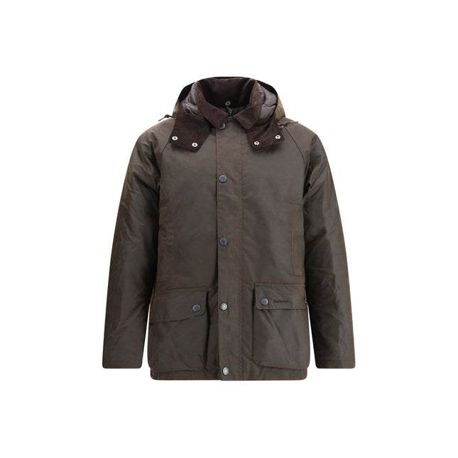 Barbour Brown Cotton Rain Coat