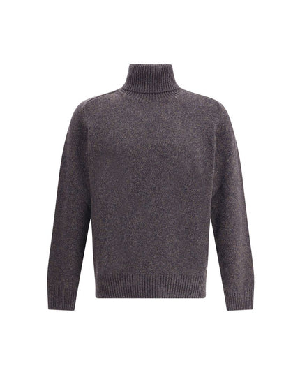 Brooksfield Multicolor Fleece Wool Turtleneck