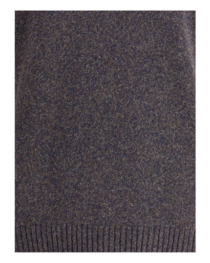 Brooksfield Multicolor Fleece Wool Turtleneck