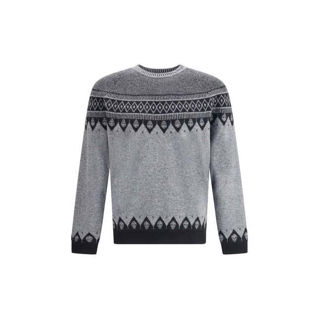 Alexander McQueen Gray Wool Sweatshirt