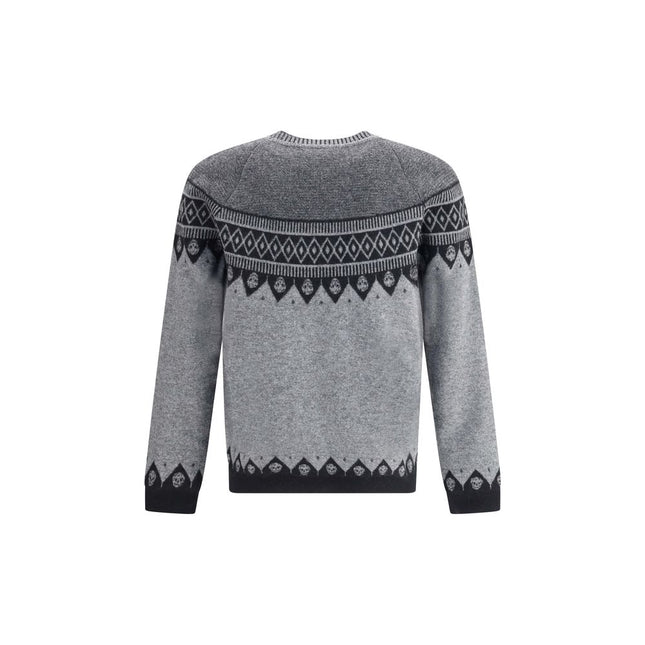 Alexander McQueen Gray Wool Sweatshirt