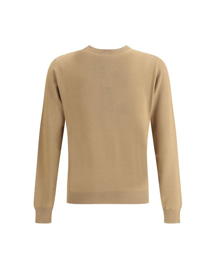 Fendi Beige Fleece Wool Sweatshirt