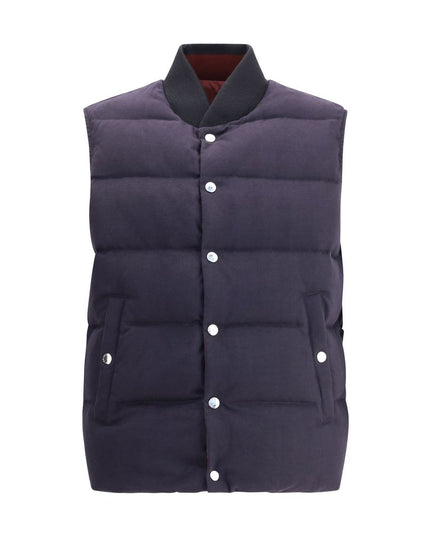 Dolce & Gabbana Blue Cotton Jackets And Coat