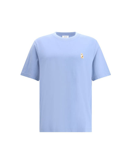 Maison Kitsuné Light Blue Cotton T-Shirt